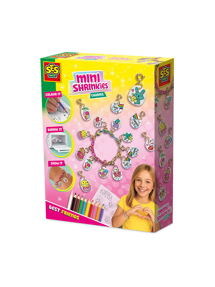 SES Bastelset "Mini Shrinkies - Charms Best Friends" - ab 5 Jahren - onesize