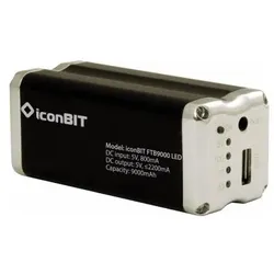 iconBit Powerbank FTB9000LED 9000 mAh Adapter LED (9000 mAh), Powerbank