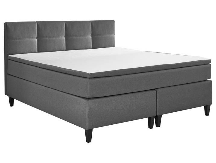 Sun Garden Boxspringbett Surrey Anthrazit 180 x 200 cm
