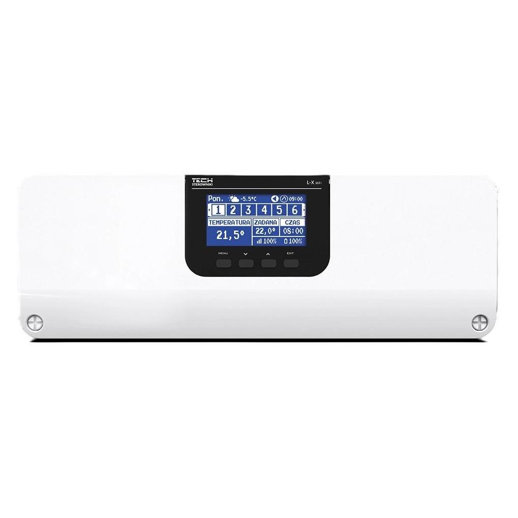 Tech Air L-X Tech Thermostat-Ventilsteuerungen kabelgebunden-drahtlos mit eingebautem WIFI-Modul 8 Zonen (31631773)