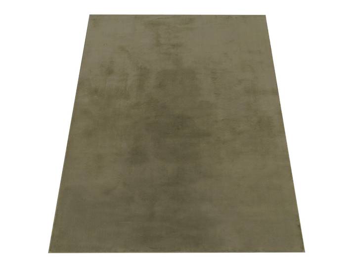 Paco Home Hochflorteppich 140/200 cm Soft 380, Grün, Rechteckig, 140x200 cm, strapazierfähig, für Fußbodenheizung geeignet, Teppiche und Böden, Teppiche, Hochflorteppiche & Shaggys