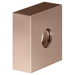 KEUCO IXMO Verlängerungs-Rosette für G1⁄2 Anschlüsse Unterputz Wanneneinlauf/Schlauchanschl. Rotgold gebürstet