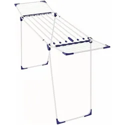 Leifheit Standtrockner Classic Extendable 230 Solid, Wäscheständer, Weiss, Blau