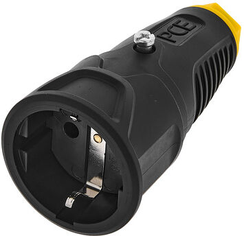 PCE 2520-se Taurus2 Socket noir avec anneau de marquage jaune