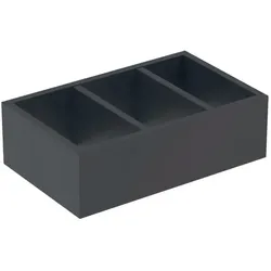 Geberit Smyle Square Schubladeneinsatz 500676001 32,3x9,8x20cm, lava strukturiert, H-Teilung