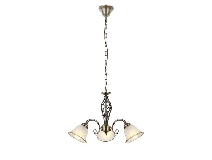 Suspension Berlin I Ø 60cm Laiton 3 Matériau principal : métal Matériau secondaire : verre LED E27