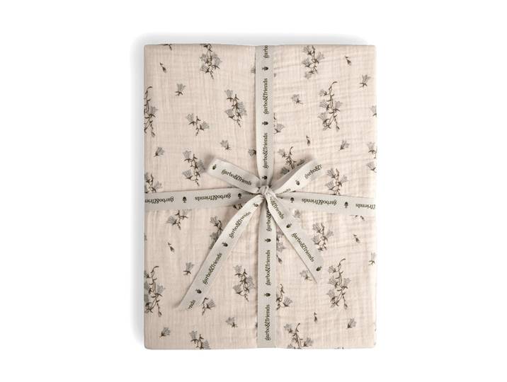Garbo&Friends Bluebell Muslin hoeslaken 180x200x30 cm
