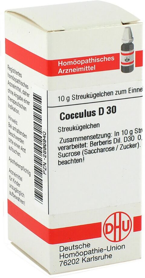 DHU Cocculus D30 Globuli