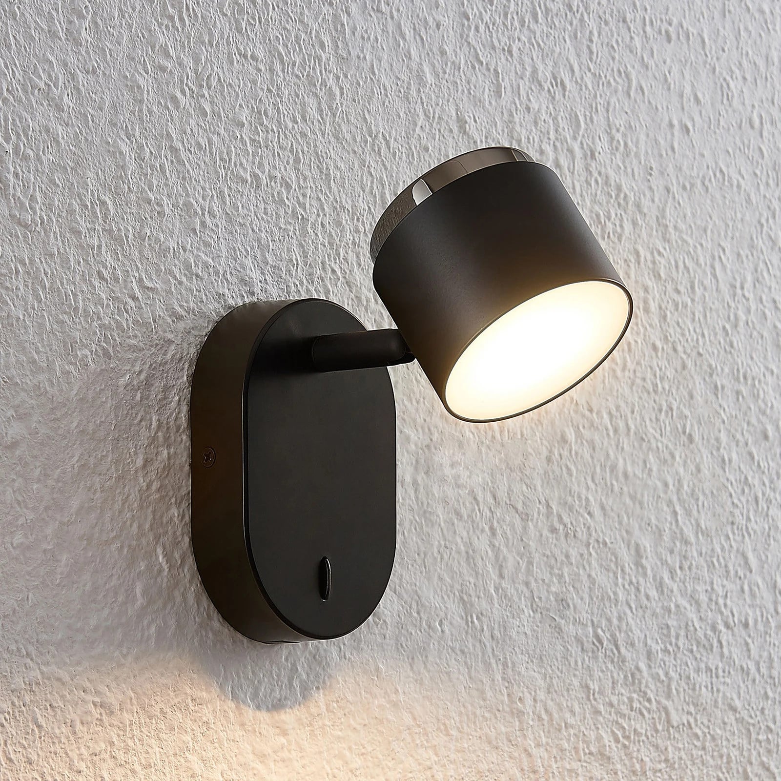 Lindby Marrie LED Wandlamp - Zwart - Modern - Metaal