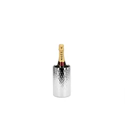 Edelstahl Flaschenkühler H 20 cm x D 12 cm, Flaschenkühler, Sektkühler, Weinkühler