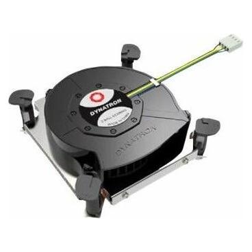 Dynatron Q8 Intel CPU cooler 1U LGA1700 Copper Heatsink with Skiving Fins Active with PWM and up to (28 mm) (A 2753)