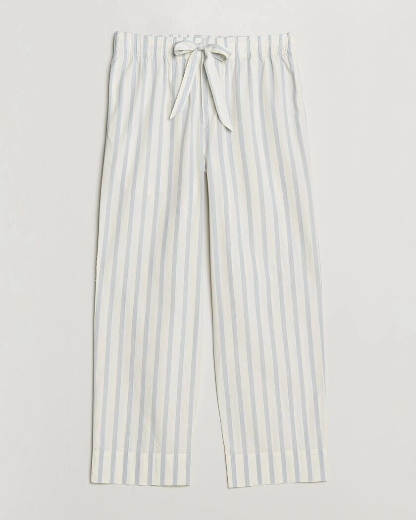 Tekla Poplin Pyjama Pants Needle Stripes