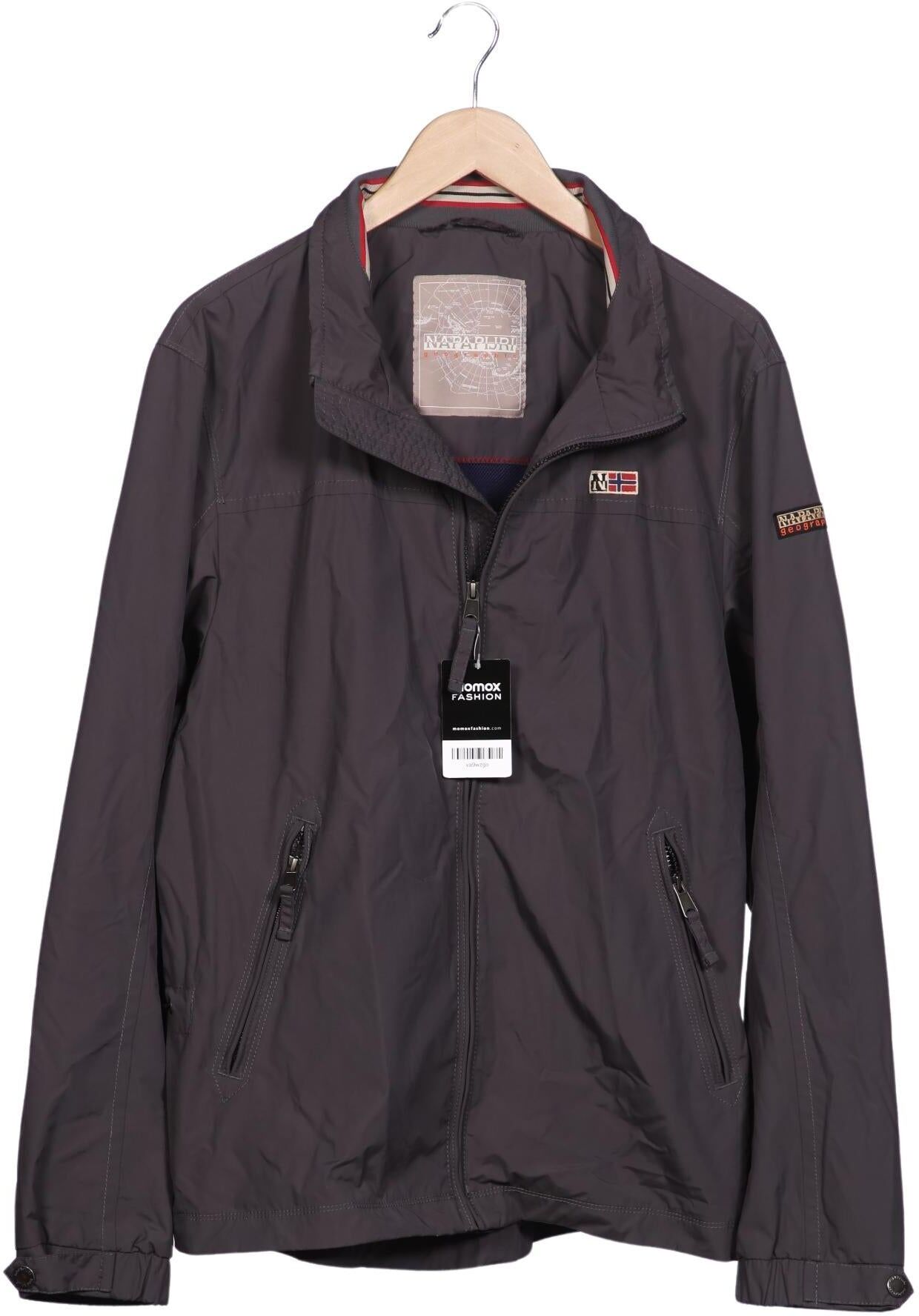 Napapijri Herren Jacke, Grau, Gr. XL, Synthetik - Second Hand