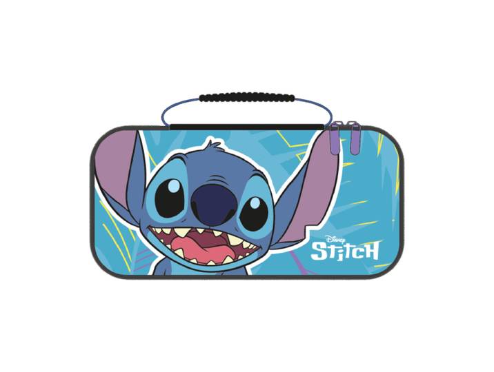 Cerdà Disney Lilo et Stitch Housse de protection Nintendo Switch 2 - Rangement accessoires et 8 jeux - Motif Stitch content - Bleu
