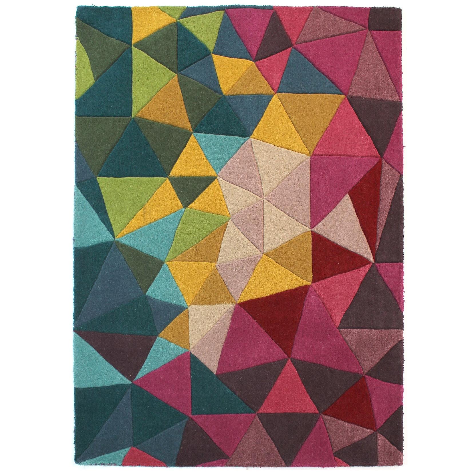 Wollteppich schmutzabweisend Bunt 200 x 290 cm - DERWENT Kadima