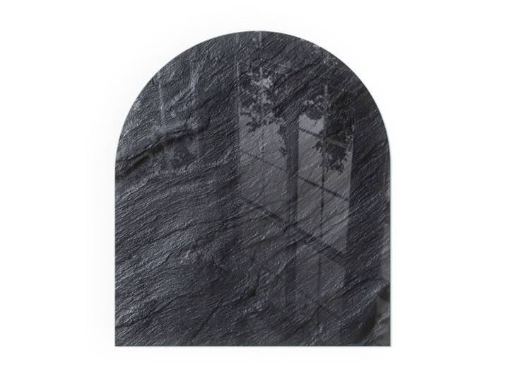 KAMINBODENPLATTE 80x70 cm - Steinoberflächenstruktur