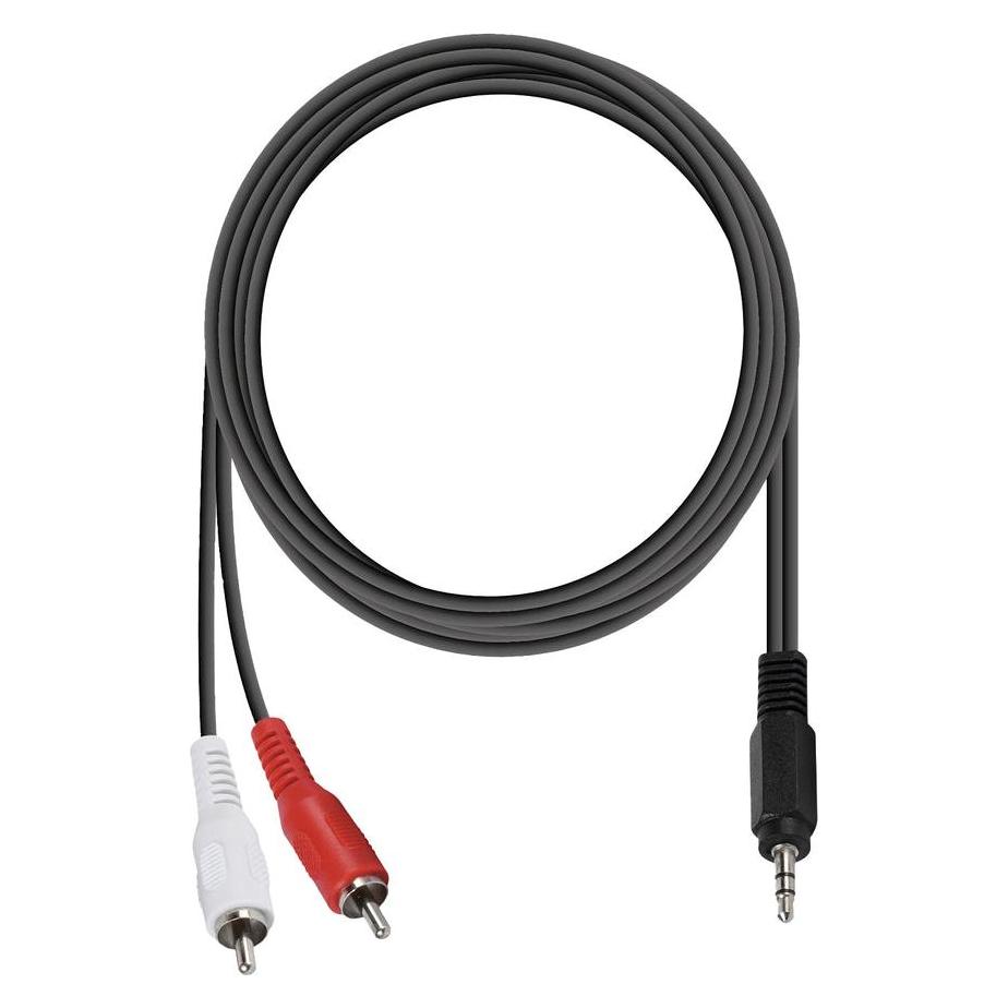 Vivanco Klinke / Cinch Verbindung, 5m (5 m, Cinch Kabel) (VVAXJACK2RCA50MMK)