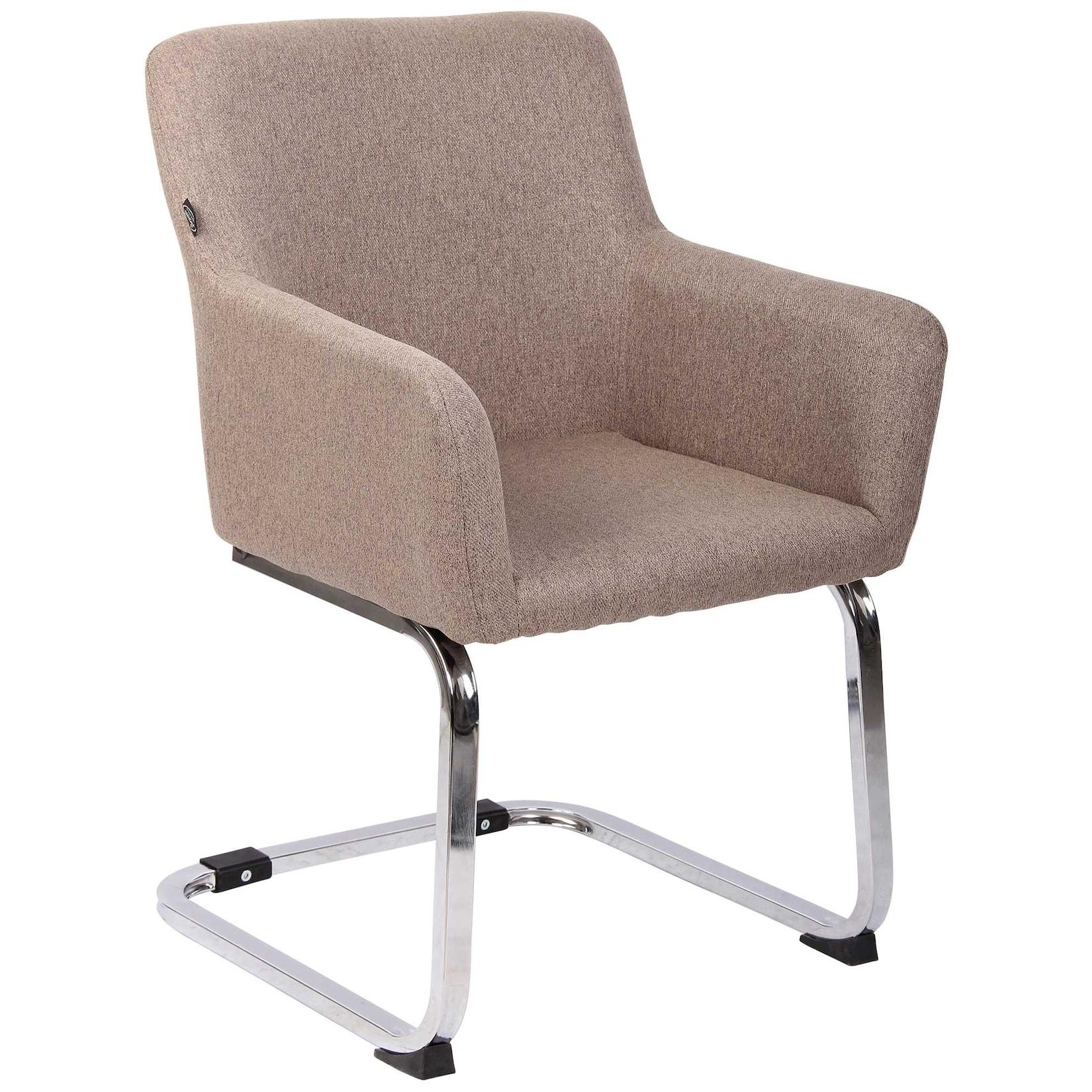 CLP Stuhl Puka Stoff Farbe: taupe, Material: Stoff