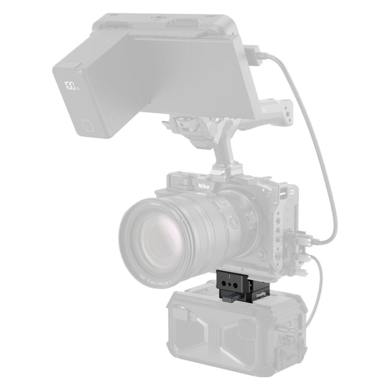 SmallRig 5690 V-Mount Battery Mount Plate Kit for Arca-Swiss Plate / NATO Rail (5690)