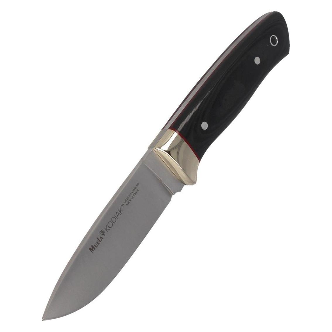 Muela Full Tang Schwarzes Micarta-Messer, Satin (55083802)