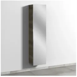 Sanipa 3way Hochschrank mit 1 Doppelspiegeltür, Eiche-Nebraska BR15337
