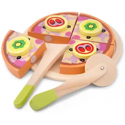 New Classic Toys Schneide-Spiel - Pizza Gemüse