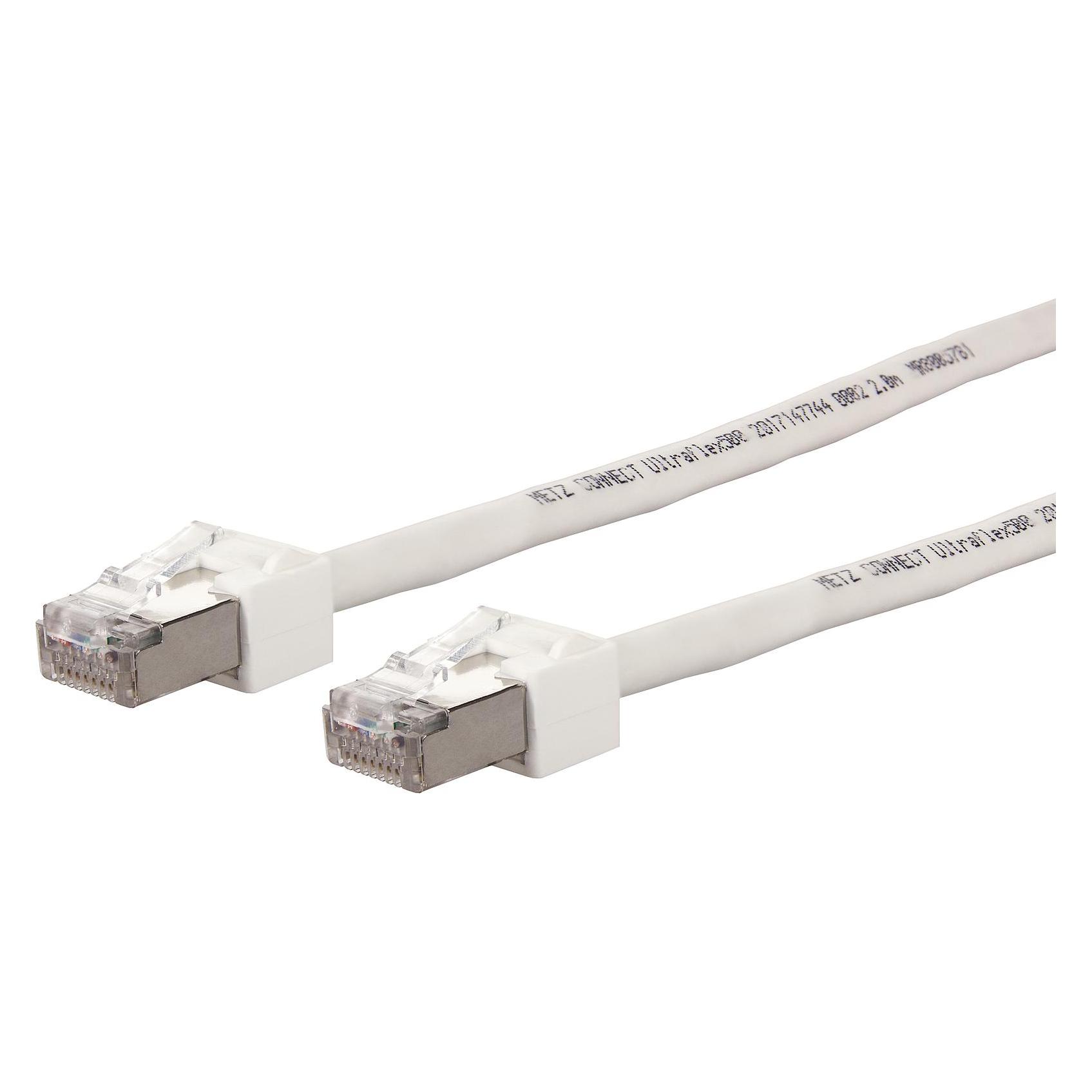 Metz Connect BTR Ultraflex500 VoIP Patchkabel SFTP Cat,6 weiss 1,0m (S/FTP, SFTP, CAT6, 1 m) (13084U1088-E)