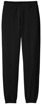 District DT6162 V.I.T. Heavyweight Fleece Sweatpant in Black size Large   Cotton