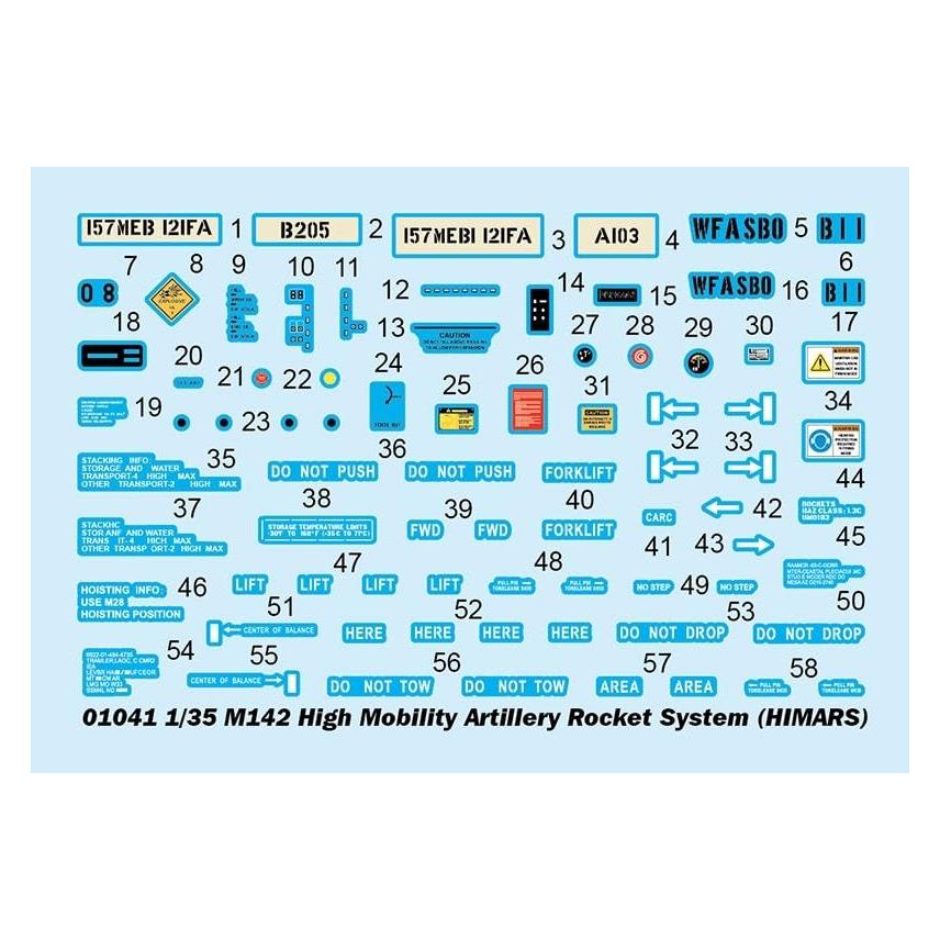 Trumpeter M142 Mobility Artillery Rocket System (HIMARS) (01041)