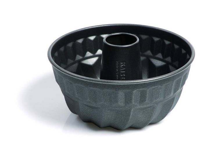Gugelhupfform KAISER Gugelhupf-Backform Classic , schwarz, Ø:24cm, Karbonstahl, Küchenformen, Gugelhupfform