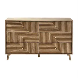 KOMMODE mit 6 Schubladen und laminierten Fronten 39/75/120 cm