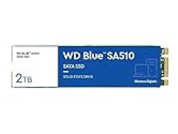 WD Blue SA510 M.2 SATA SSD 2 To (Jusqu'à 560 Mo/s de lecture, Disque SSD interne, Comprend Acronis True Image for SANDISK, Clonage de dique et migration) POWERED BY SANDISK