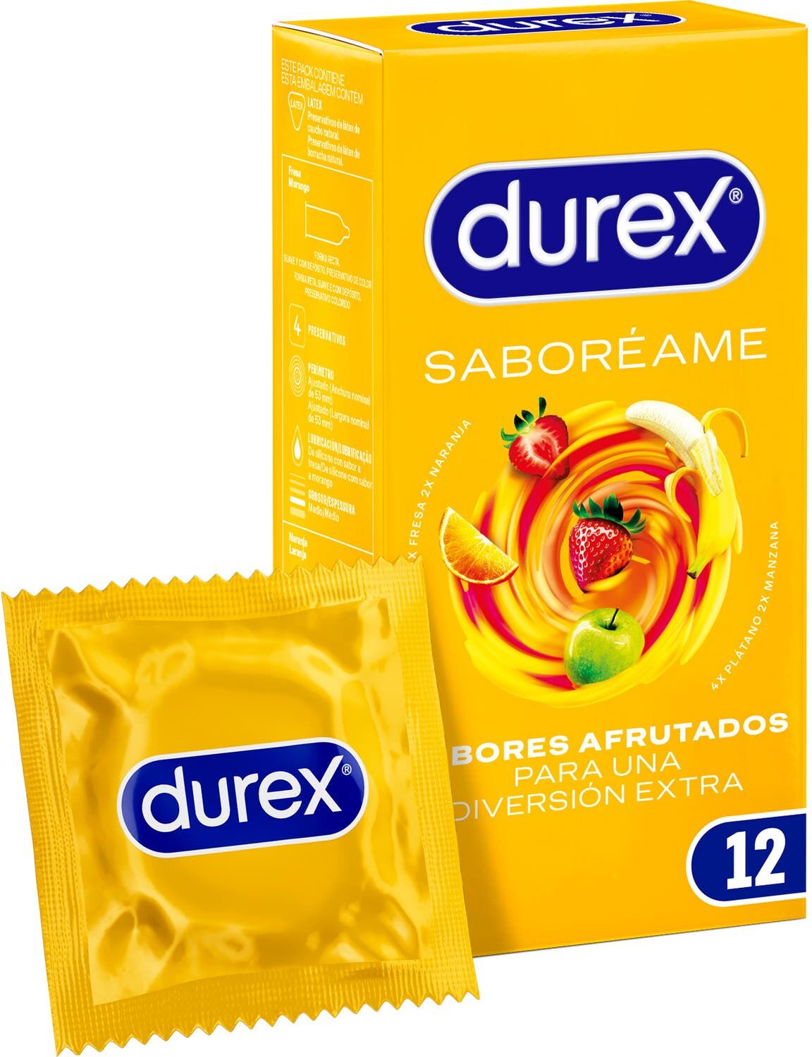 Durex Saboréame Preservativos 12uds