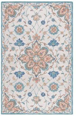 SAFAVIEH Handmade Blossom Regine French Country Wool Rug