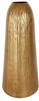 BIDK Home "Hammered Vase Brass/Black Dia 8.66""- ST - Brass/black - Brass/black"