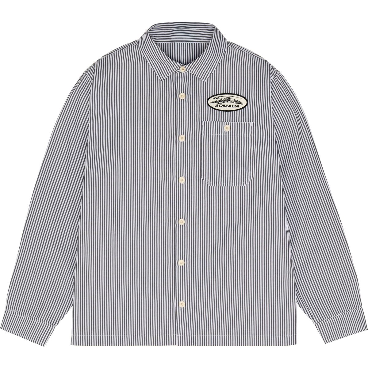 Armada Gas Up Shirt hickory stripe/ (020) S R00691020_S