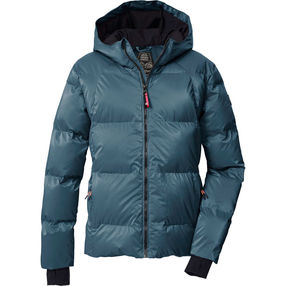 killtec KSW 210 Girls Quilted Jacket dunkel denim (00506) 176 43594-000-00506-176