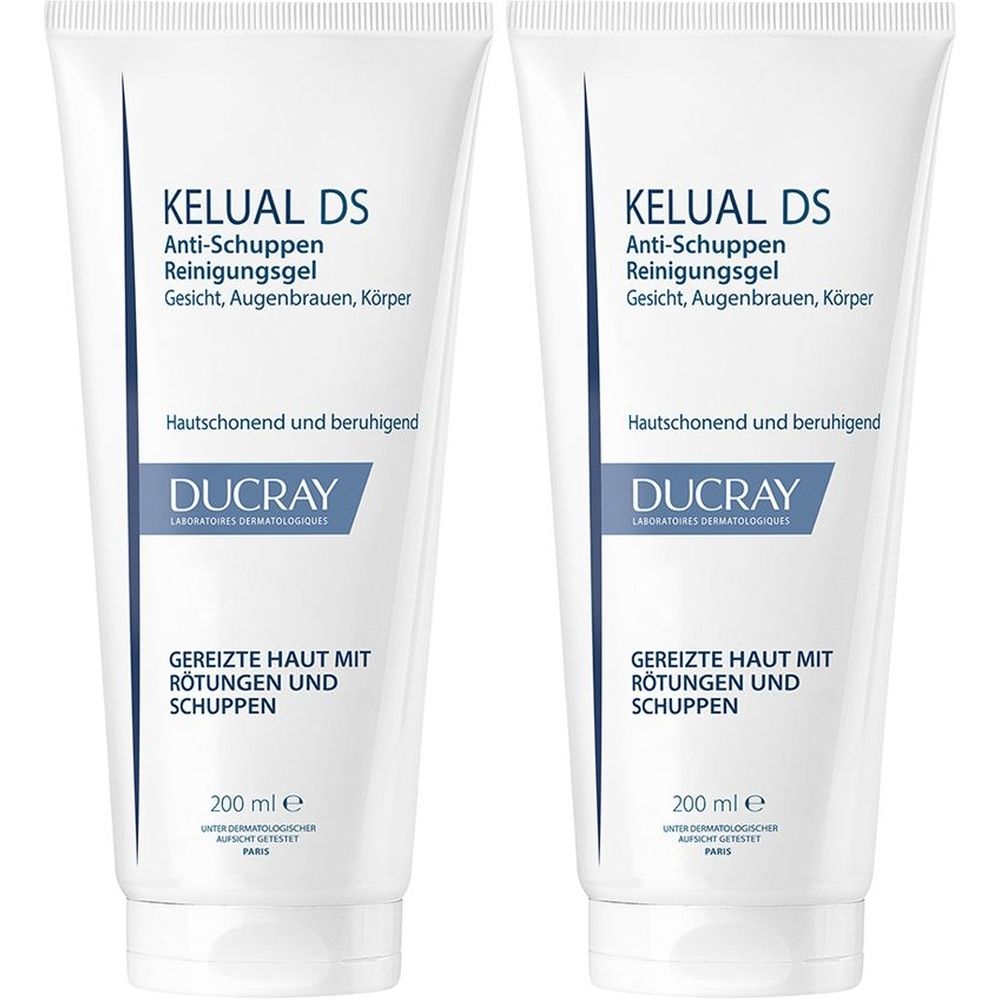 Ducray Kelual DS Anti-Schuppen Reinigungsgel 2x 2x200 ml Duschgel