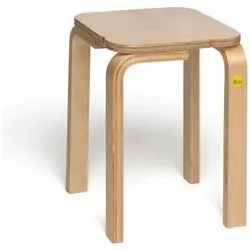 Erzi, Hocker, Formholzhocker 45 (36 x 36 x 45 cm)