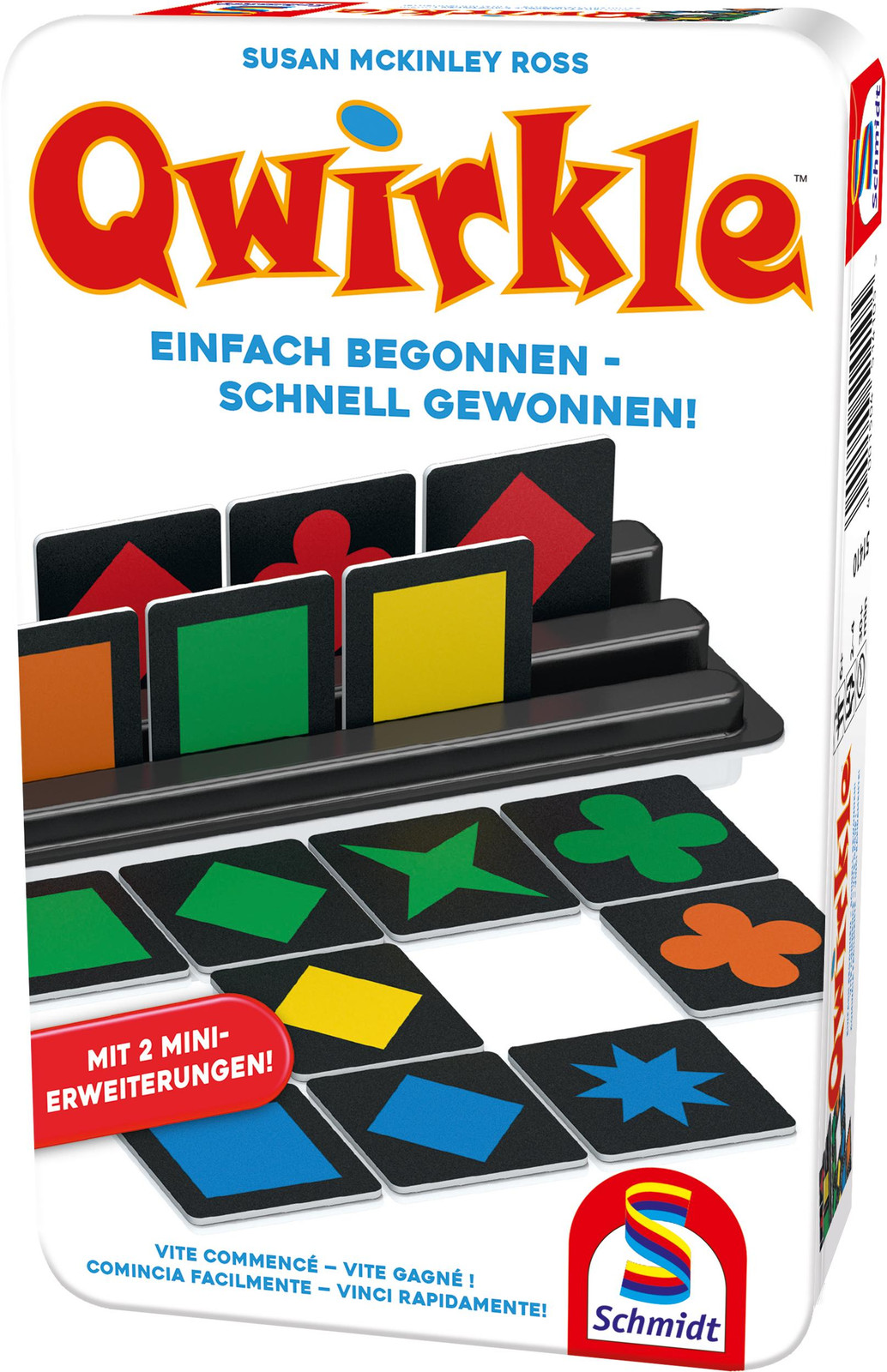 Schmidt Spiele MBS Qwirkle Geschicklijkheidsspel in Metalldoos