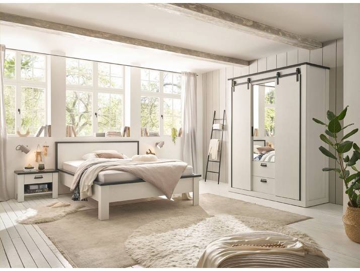 99rooms Schlafzimmer-Set Woodsher, (Set (4-St), Komplett Schlafzimmer), mit viel Stauraum, Soft-Close-Funktion, ohne Matratze & Lattenrost