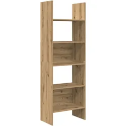 vidaXL Bücherregal Eiche handwerklich 60 x 35 x 180 cm Holzwerkstoff