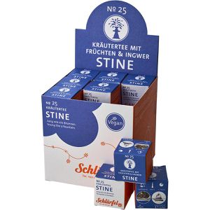 Schlürf Tee Stine No. 25 mit Früchten & Ingwer, BIO, Kräuter- & Früchtetee, 81 g, 27 Pyramidenbeutel