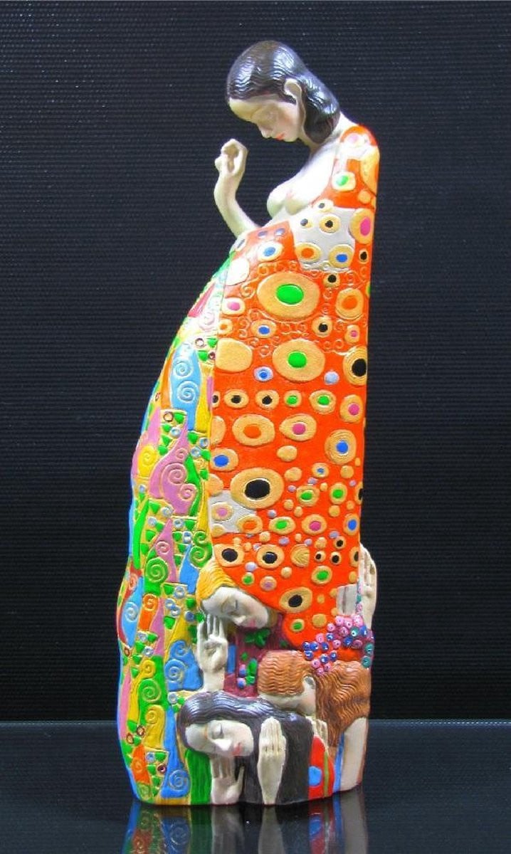Gustav Klimt Mouseion Sculptuur Hoop voor op tafel