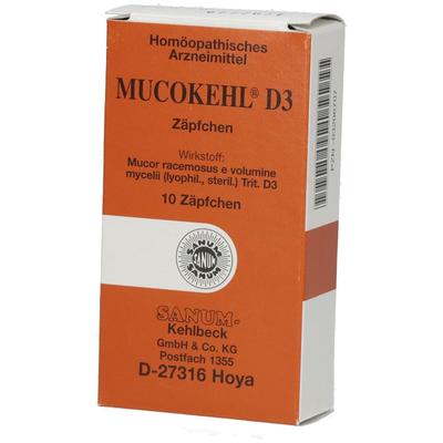 Mucokehl D 3 Zäpfchen 10 St Suppositorien