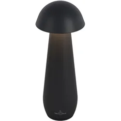 MODENA Akku-Tischleute - Pilzlampe 21 cm schwarz