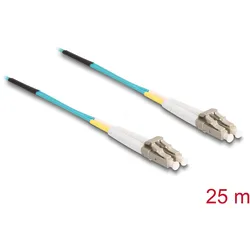 DELOCK 80150 - LWL Kabel, LC Duplex, Multimode OM3, 25 m