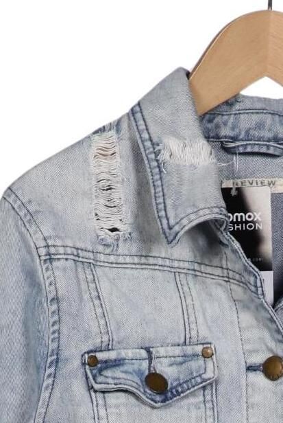 Review Damen Jacke, Hellblau, Gr. S, Baumwolle - Second Hand