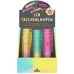 Moses LED-Taschenlampe Recharge Farbverlauf, sortiert