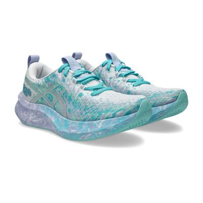 Laufschuh ASICS "NOOSA TRI 16", Damen, Gr. 39, weiß, illuminate mint, Synthetik, Schuhe Laufschuh, besonders für Triathlon geeignet